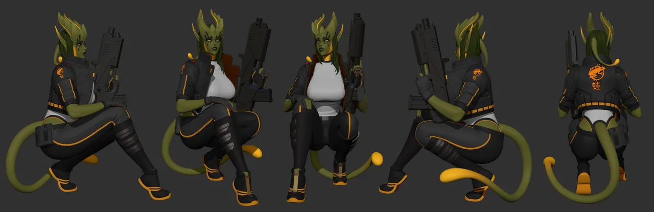 various Xenosexual races Chymlaxi, Imber, and Khaatari by Nyuunzi - Image 383