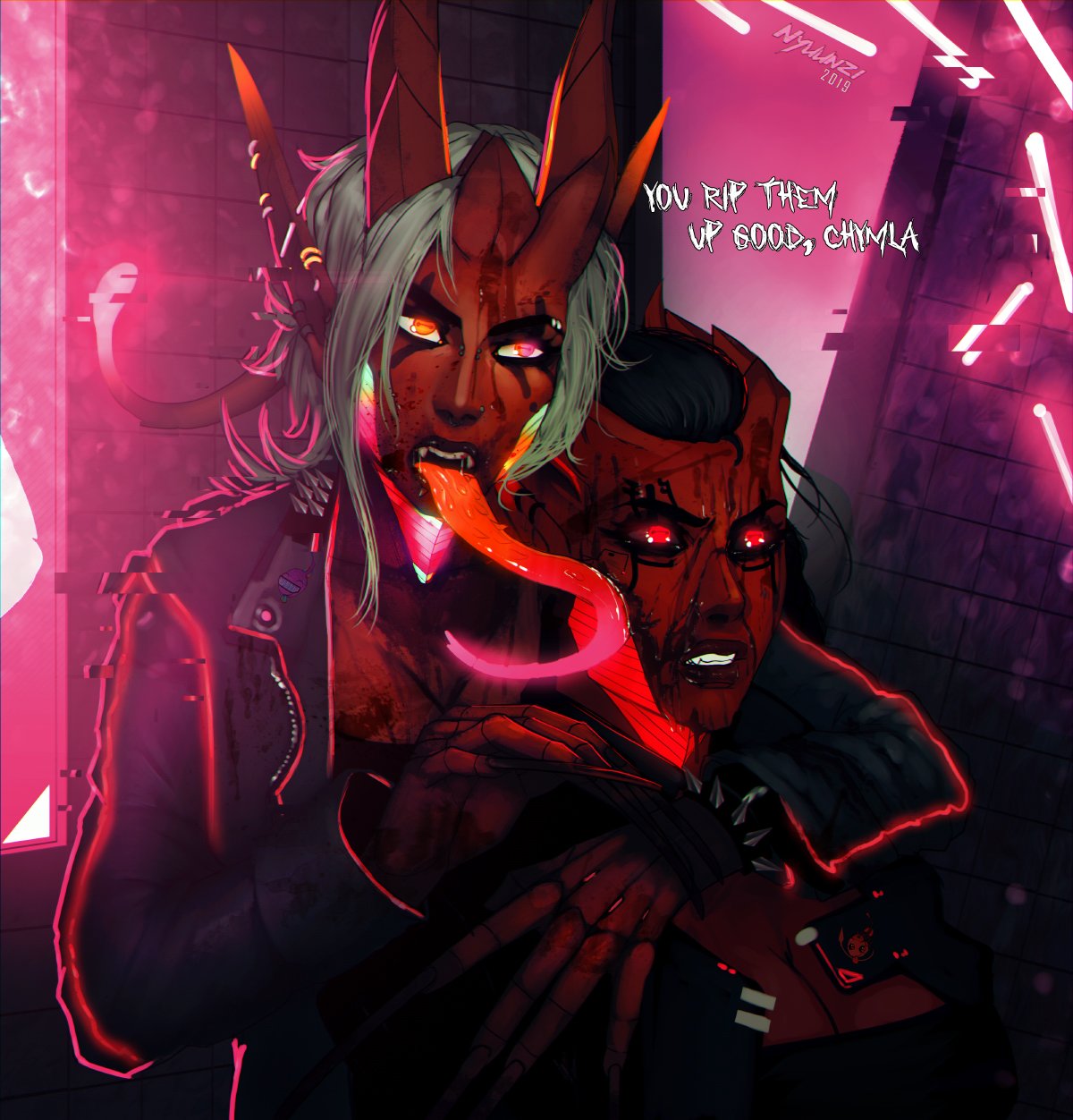 various Xenosexual races Chymlaxi, Imber, and Khaatari by Nyuunzi - Image 49