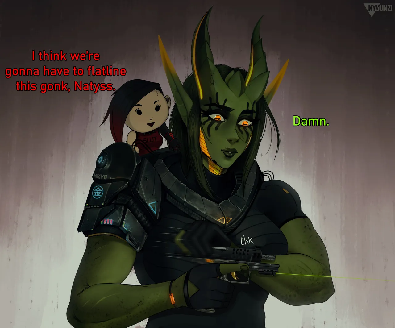 various Xenosexual races Chymlaxi, Imber, and Khaatari by Nyuunzi - Image 522