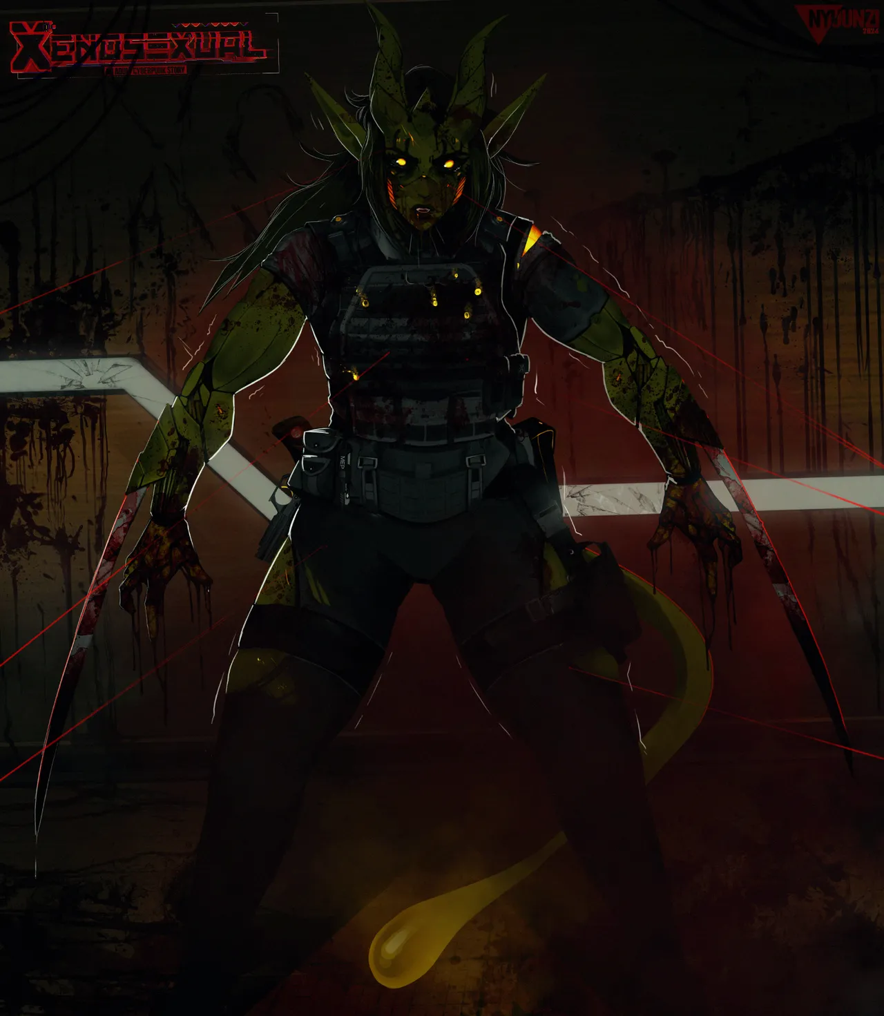 various Xenosexual races Chymlaxi, Imber, and Khaatari by Nyuunzi - Image 561