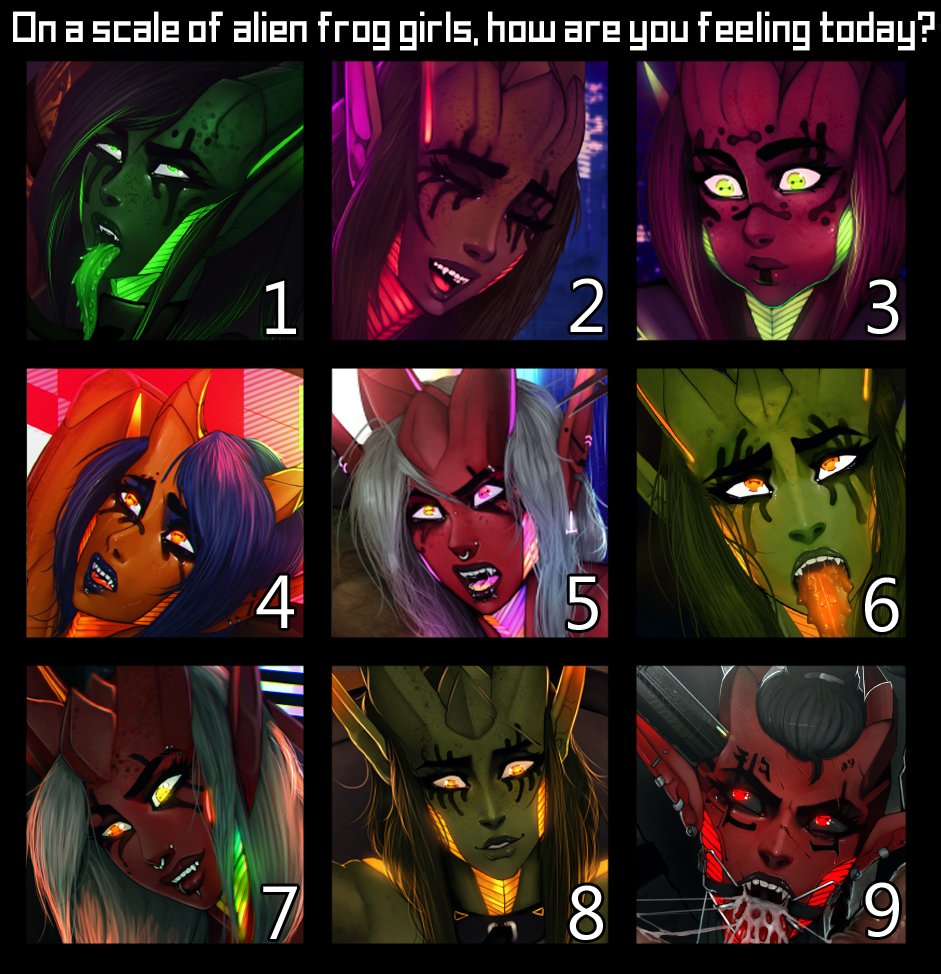 various Xenosexual races Chymlaxi, Imber, and Khaatari by Nyuunzi - Image 64