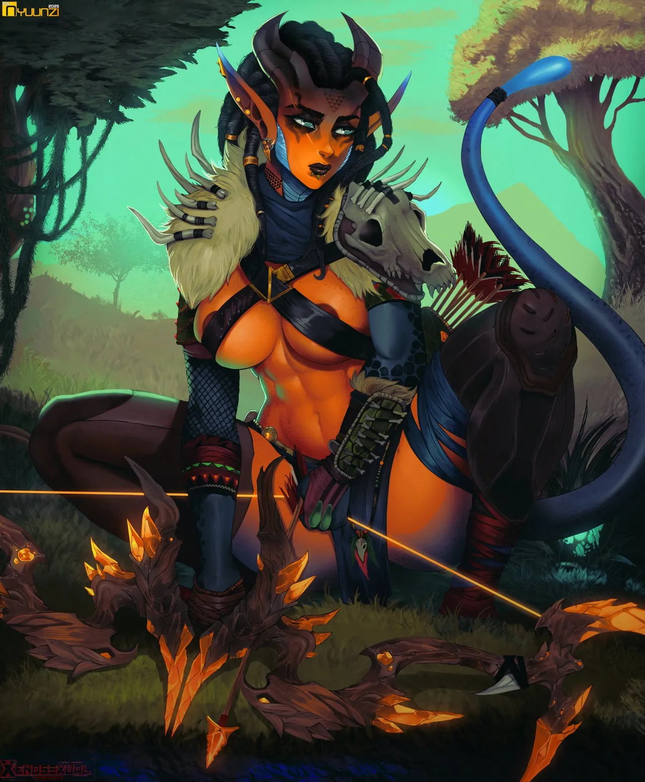 various Xenosexual races Chymlaxi, Imber, and Khaatari by Nyuunzi - Image 688