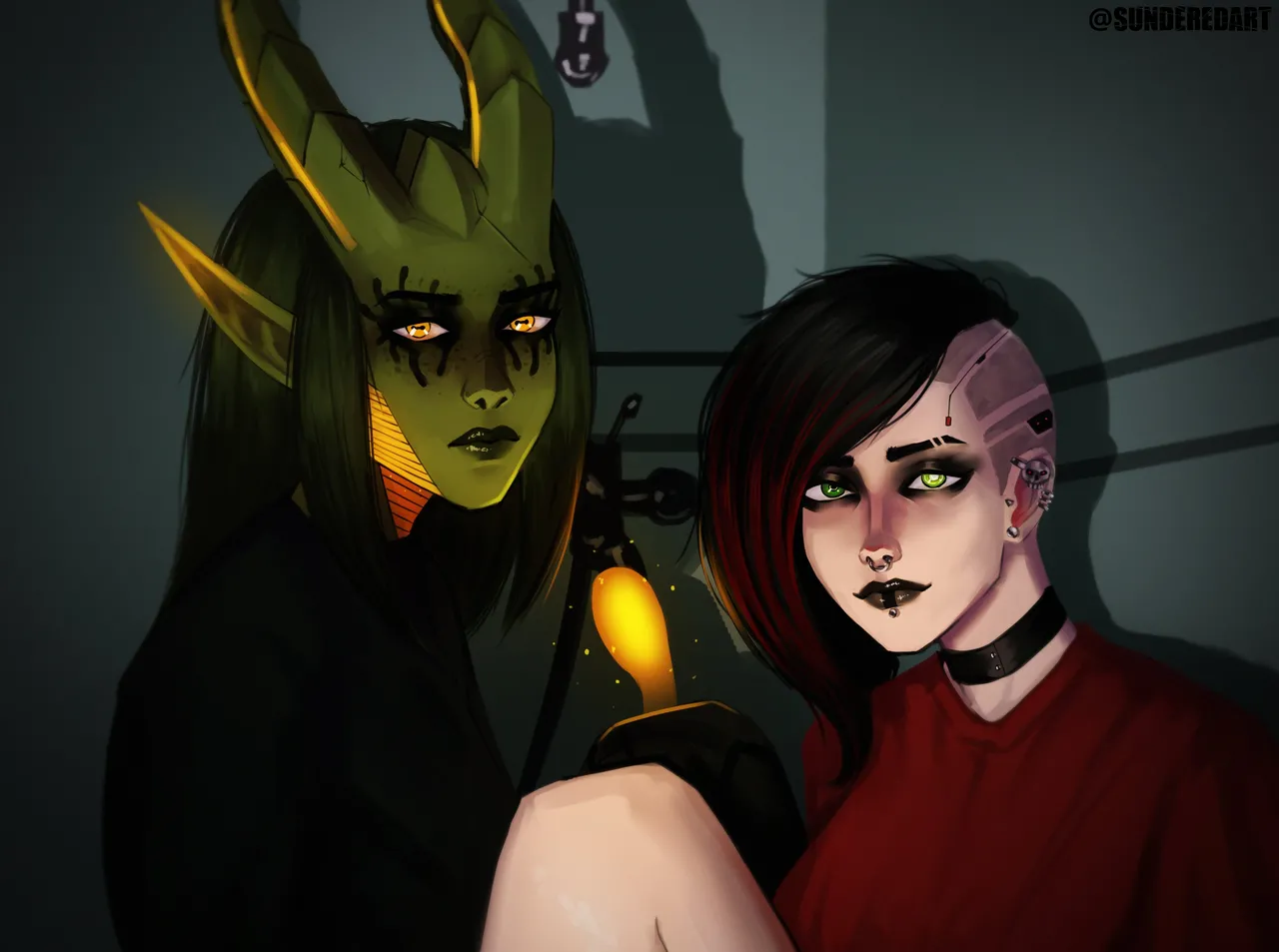 various Xenosexual races Chymlaxi, Imber, and Khaatari by Nyuunzi - Image 710