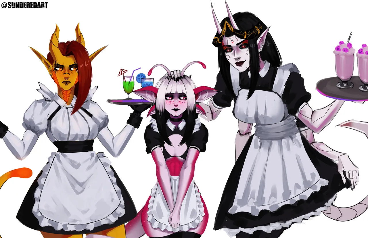 various Xenosexual races Chymlaxi, Imber, and Khaatari by Nyuunzi - Image 729