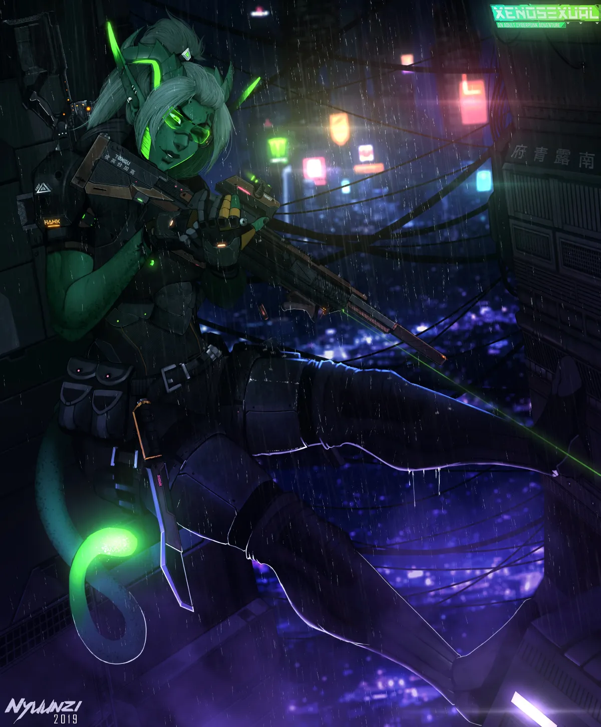 various Xenosexual races Chymlaxi, Imber, and Khaatari by Nyuunzi - Image 74