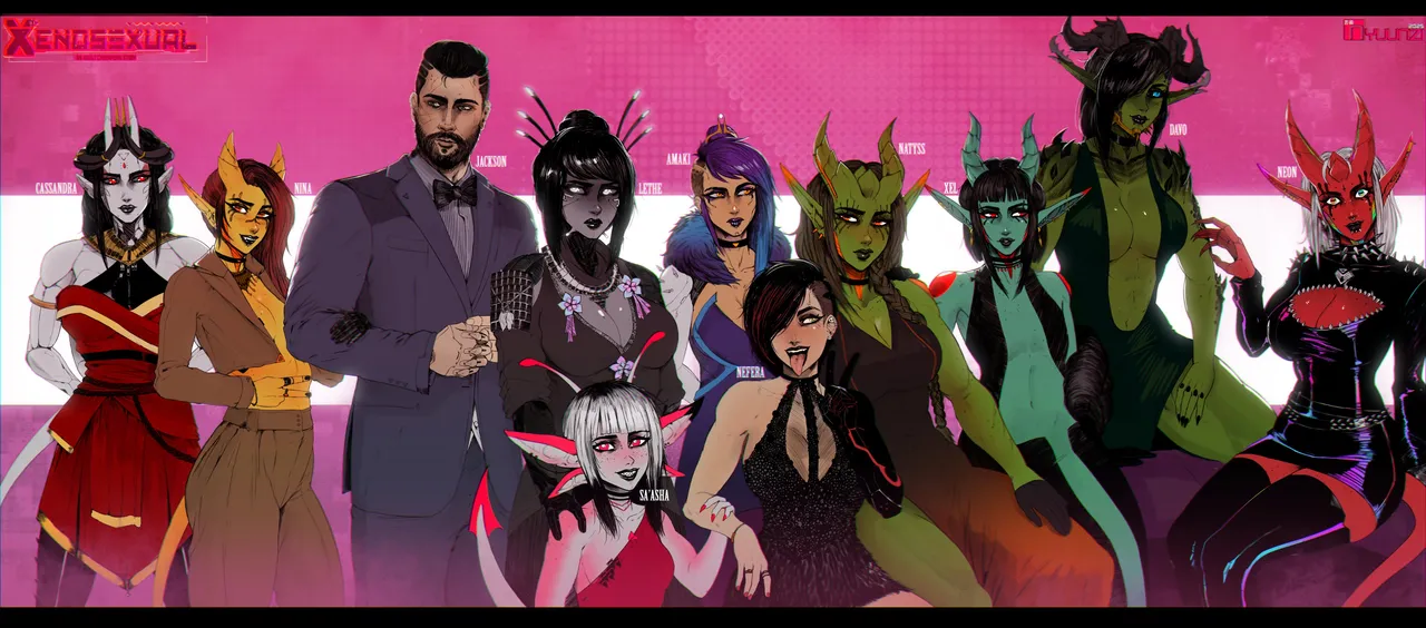 various Xenosexual races Chymlaxi, Imber, and Khaatari by Nyuunzi - Image 765