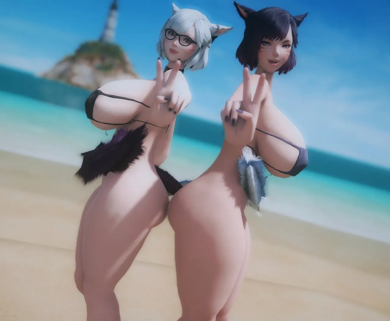 various Xibi Himaa Miqote by XibiChibi Final Fantasy XIV - Image 329