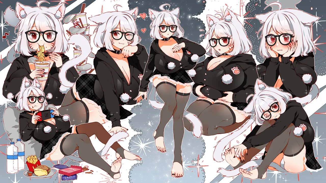 various Xibi Himaa Miqote by XibiChibi Final Fantasy XIV - Image 456