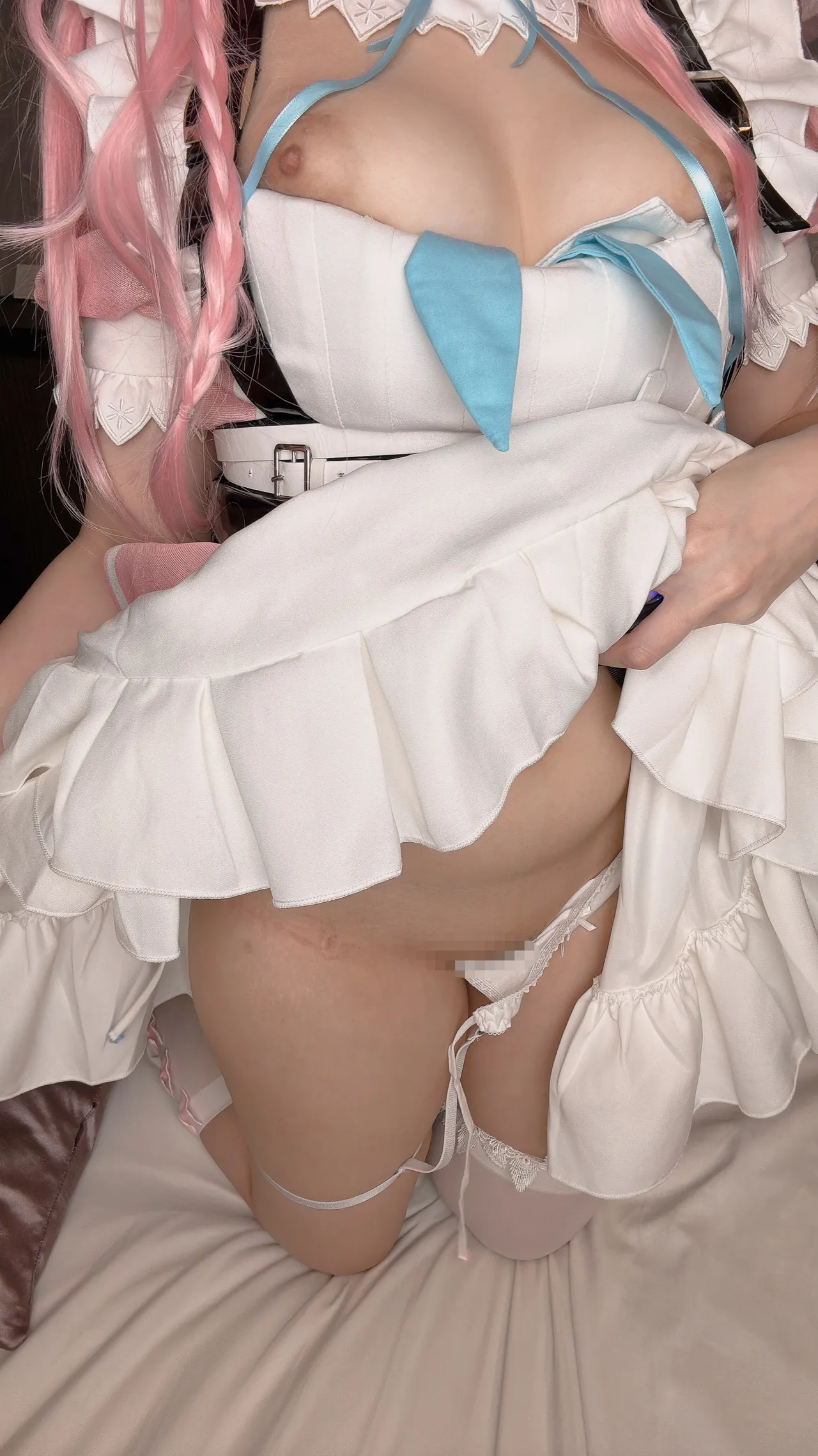 顔モザ無しver.全165枚skたんコス写真集配信の裏ではエロメイド - Image 113