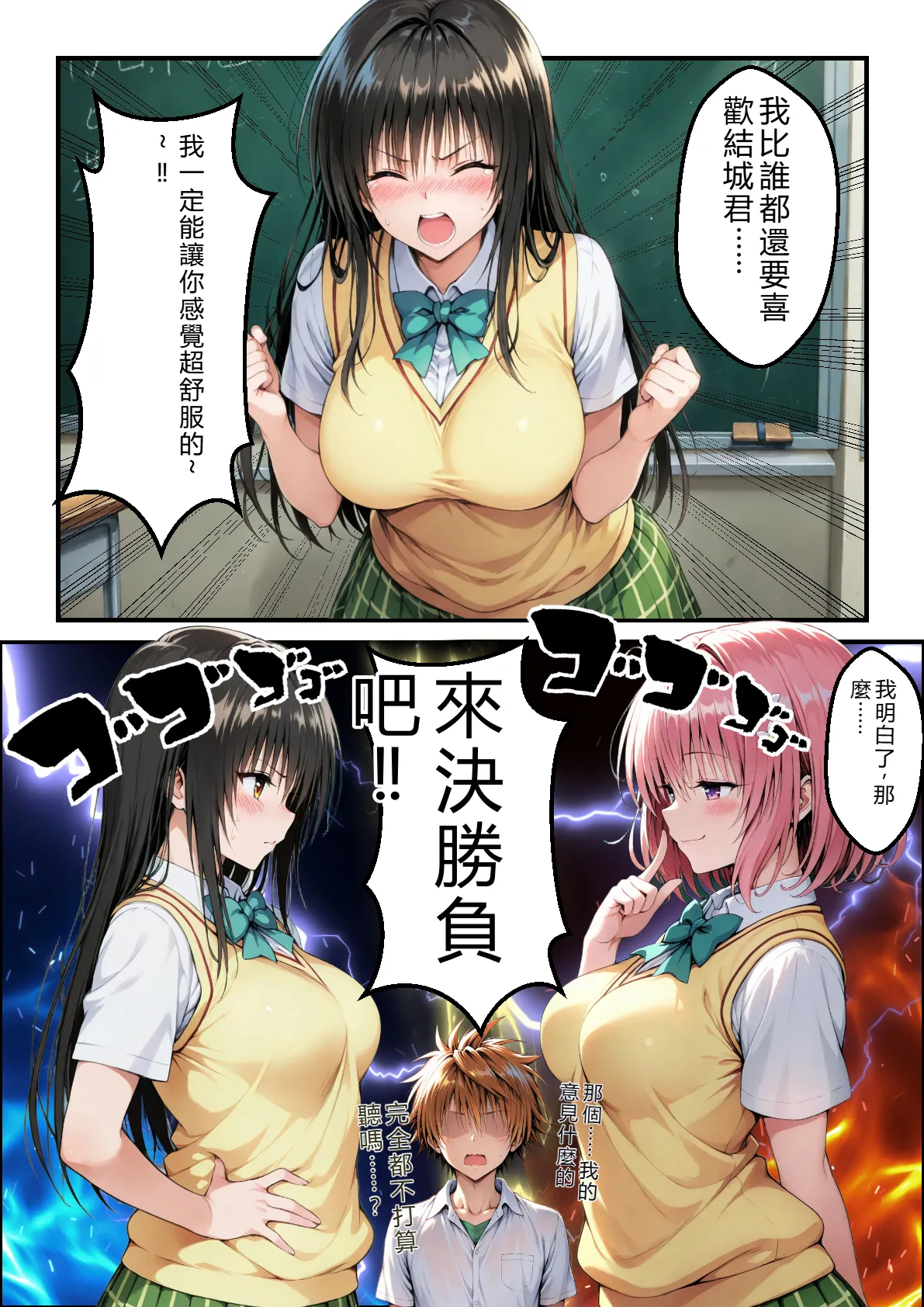 なんのこっ茶本舗 ガちんぽバトル ハレンチ風紀委員VS小悪魔お姫様 To LOVEる -とらぶる- RATKING機翻 - Image 18