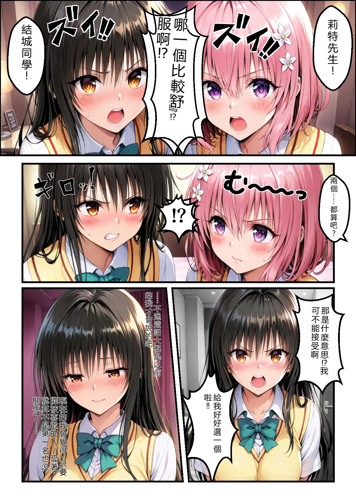 なんのこっ茶本舗 ガちんぽバトル ハレンチ風紀委員VS小悪魔お姫様 To LOVEる -とらぶる- RATKING機翻 - Image 53