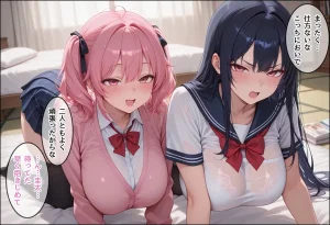 夜の快楽 勉強を教える代わりにエッチをさせてくれるギャルが俺の部屋に入り浸る話恋するWギャルと純愛混浴編 - Page 11