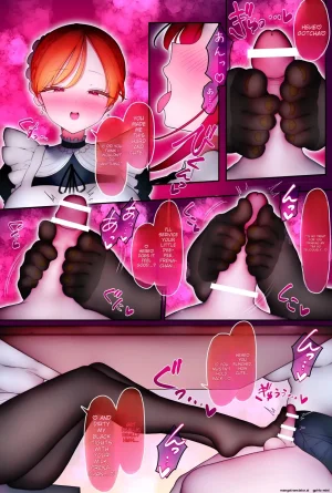 W Futanari Ashi Feti no Maid Kissa e Youkoso English MTL - Page 13