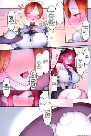 W Futanari Ashi Feti no Maid Kissa e Youkoso English MTL - Page 3