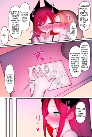 W Futanari Ashi Feti no Maid Kissa e Youkoso English MTL - Page 35