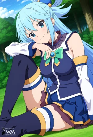 WaifuArchitect Aqua Kazuma Satou KonoSuba - Page 3