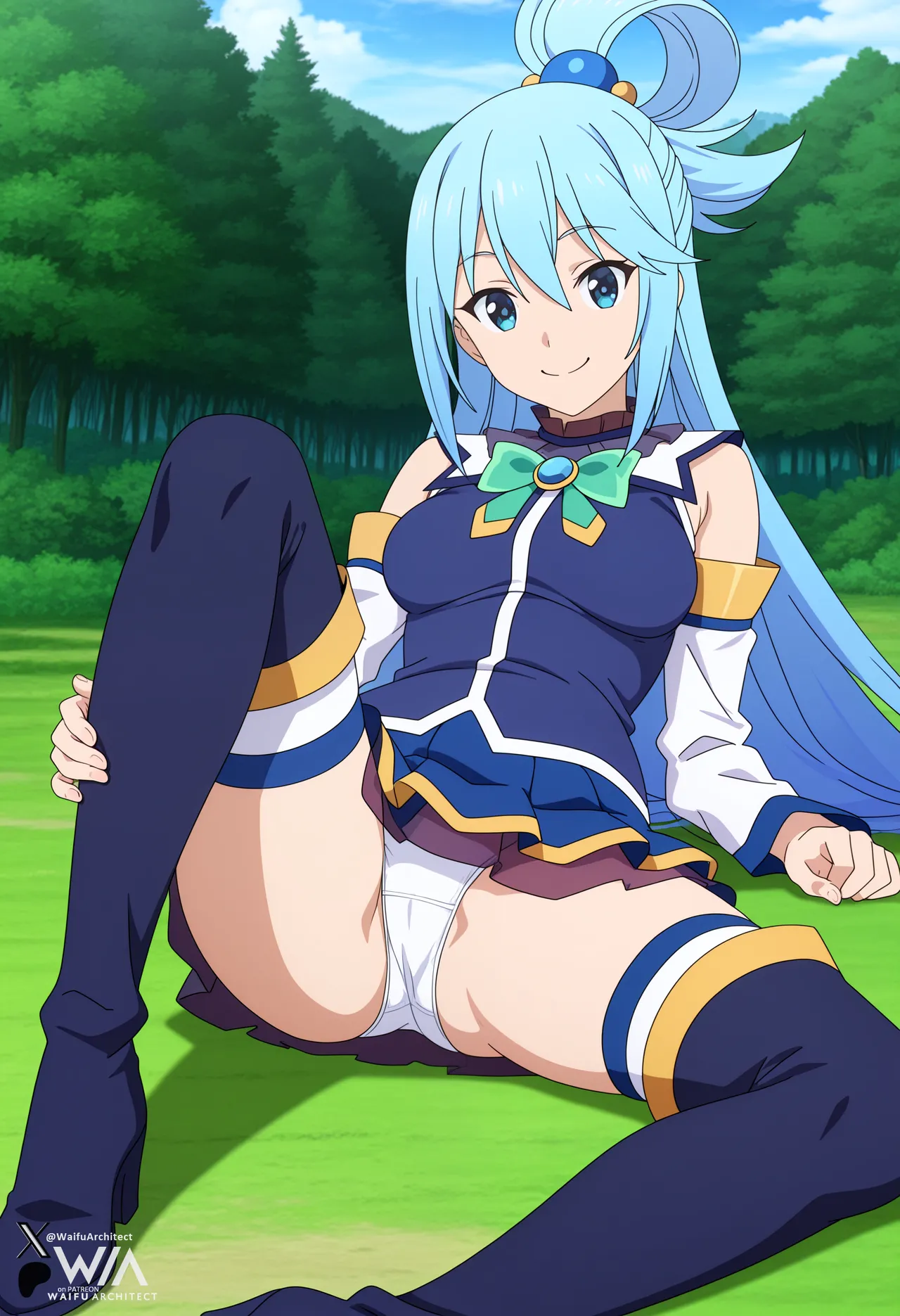 WaifuArchitect Aqua Kazuma Satou KonoSuba - Image 6
