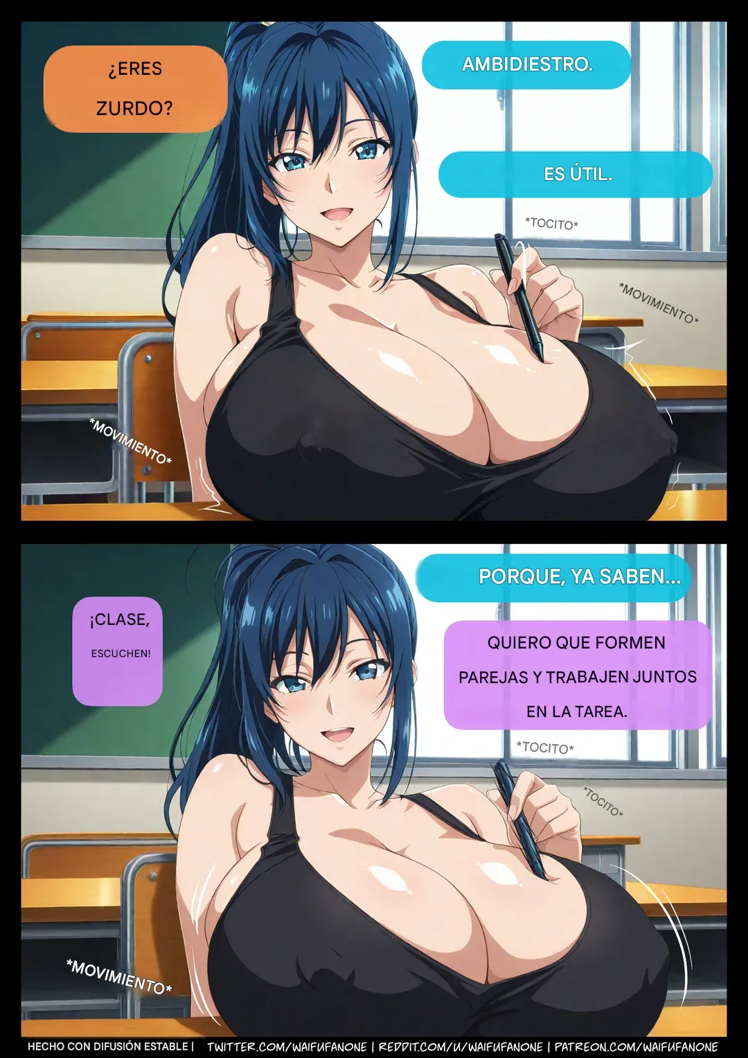 WaifuFanOne Getting To Know Her Part 1 Spanish - Image 10