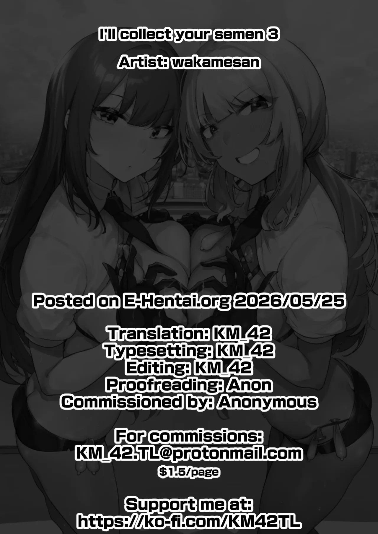 wakamaker wakamesan Anata no Semen Kaishuu Shimasu 3 Ill collect your semen 3 English KM_42 Decensored Digital - Image 29