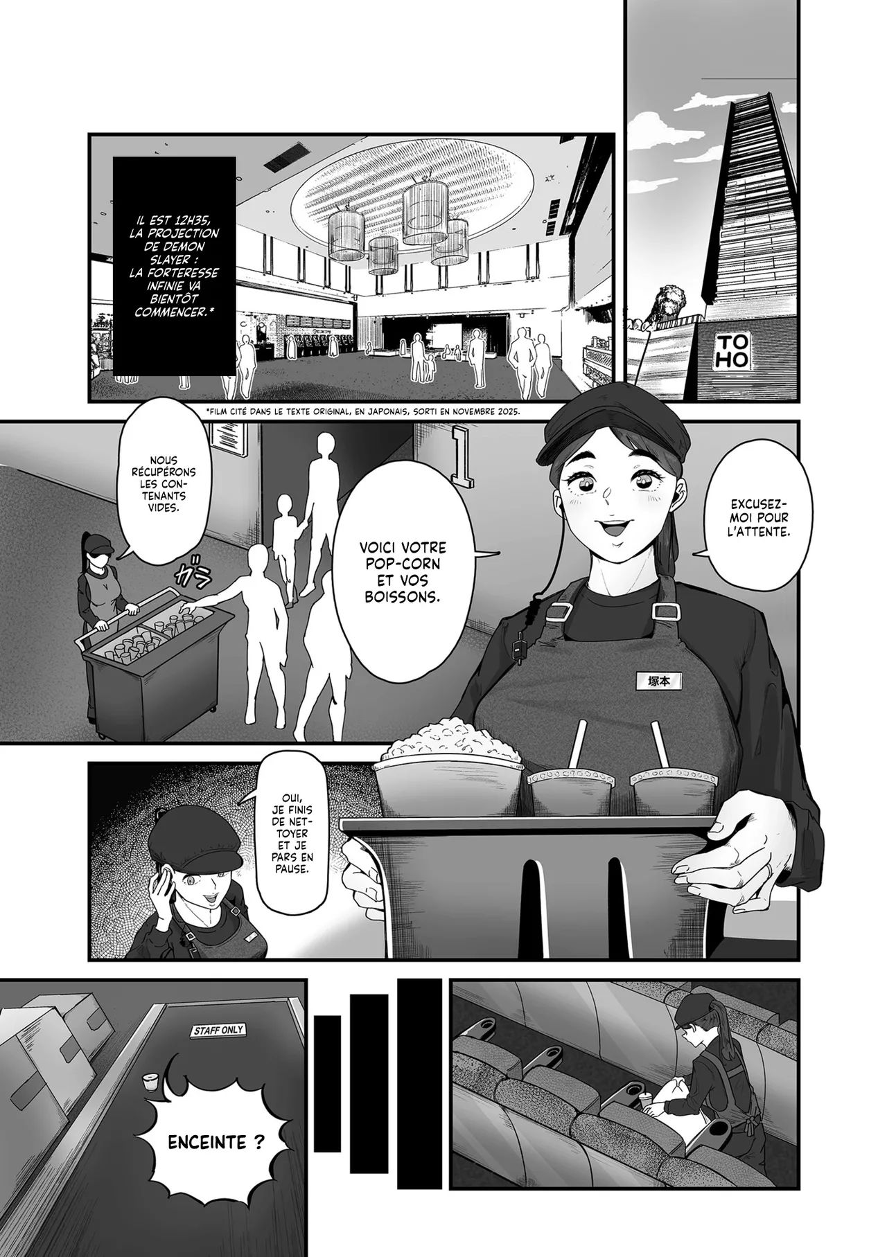 Wakimiunten Ninkatsu Hitozuma Hanbaichuu Zenpen Femme Enceinte à Vendre 1 COMIC Kuriberon DUMA 2025-11 Vol.78 French Lopxi Digital - Image 5