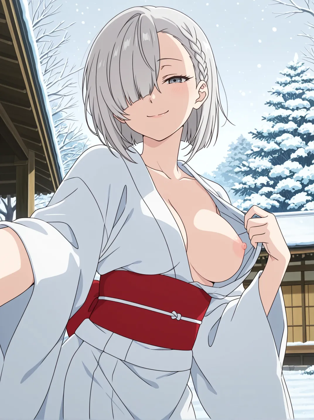 wapai Mashiro Tsukinomori Yukata 月ノ森 真白 - Image 4