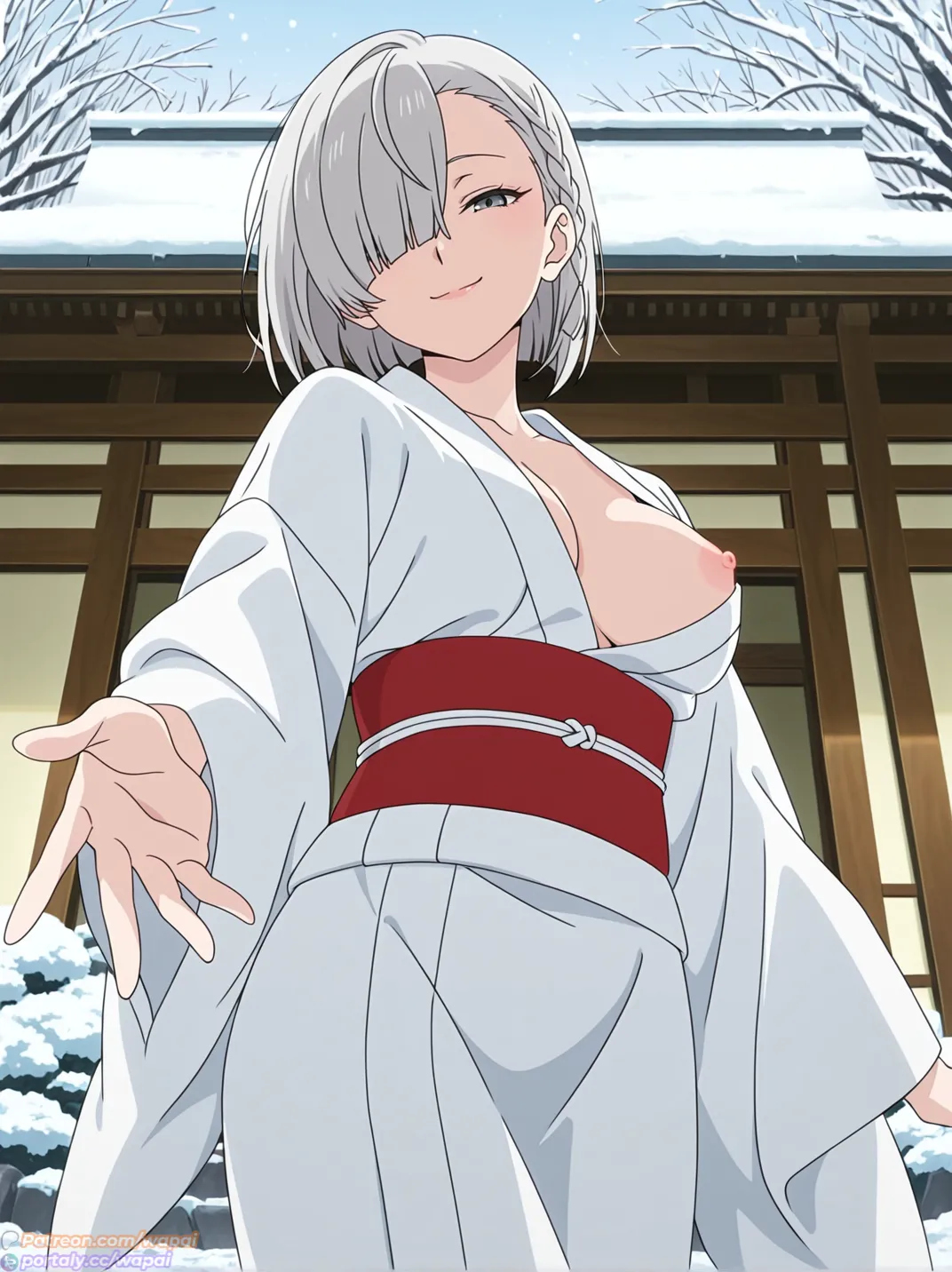 wapai Mashiro Tsukinomori Yukata 月ノ森 真白 - Image 95
