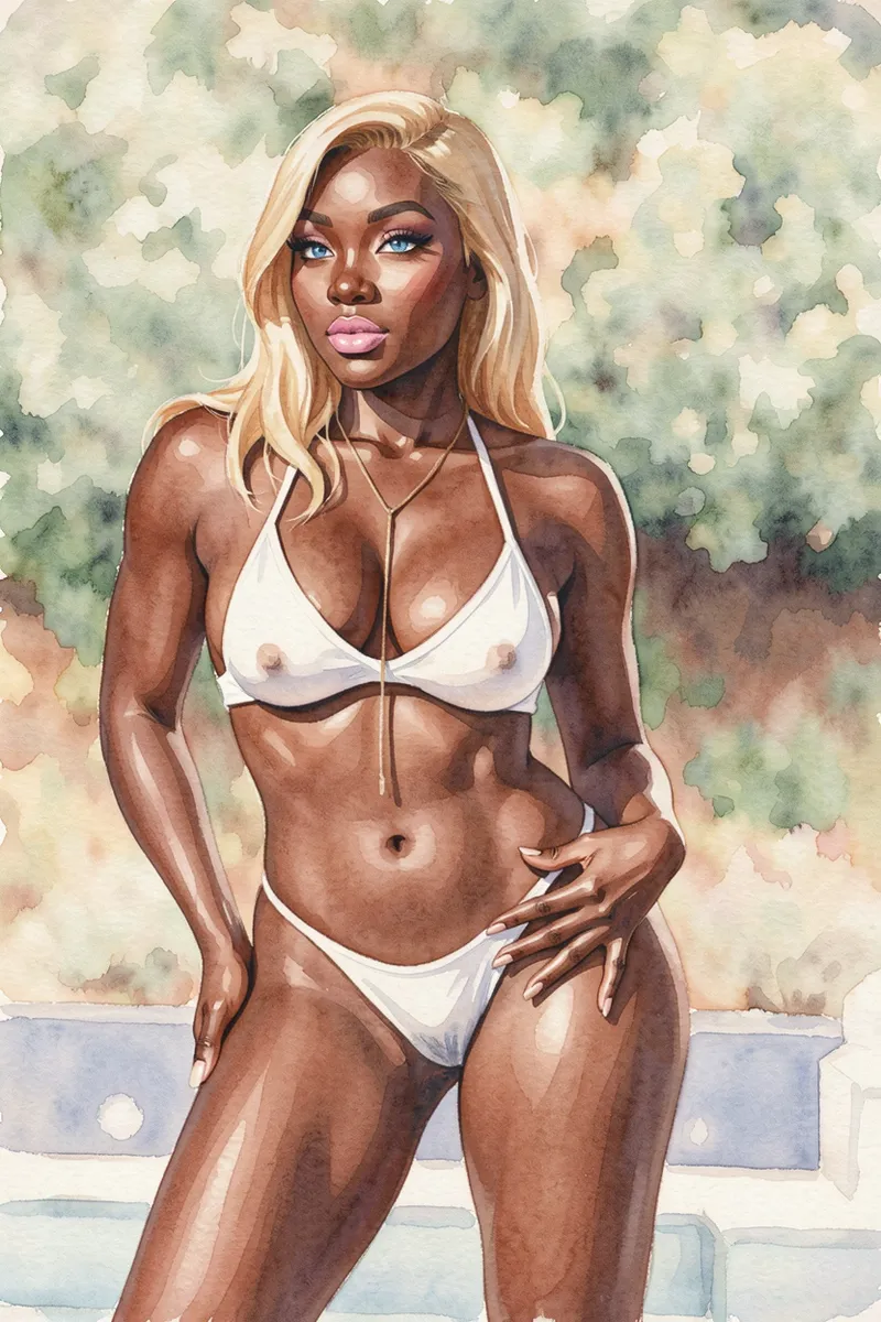 Watercolor painting - Image 265