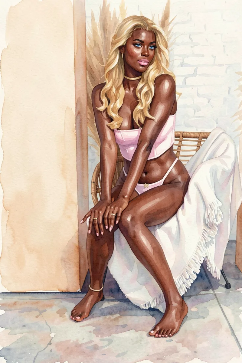 Watercolor painting - Image 68