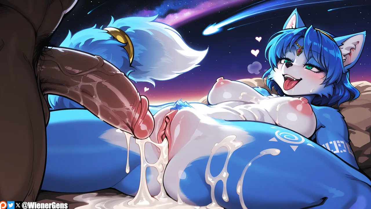 WienerGens Krystal goes into deep space Star Fox - Image 26
