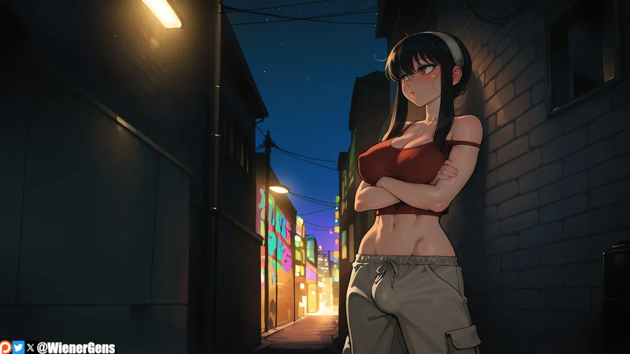 WienerGens Yor Briar Finds you in futa alley Spy X Family - Image 2