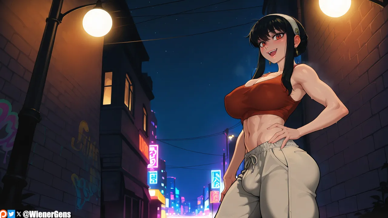 WienerGens Yor Briar Finds you in futa alley Spy X Family - Image 5