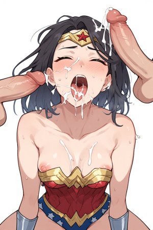 Wonder Woman The Queen of Lust - Princess Diana is gangbanged and facialed - 61 Pics - Page 35