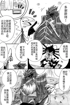 避役铠鸦① 丨作者樹守 千面避役x钢铠鸦 路的机翻汉化 Chinese Pokémon - Page 14