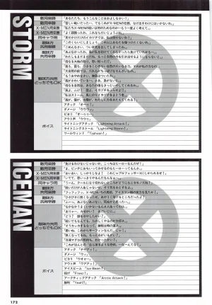 X Men Children of the Atom-Official Guidebook - Page 174