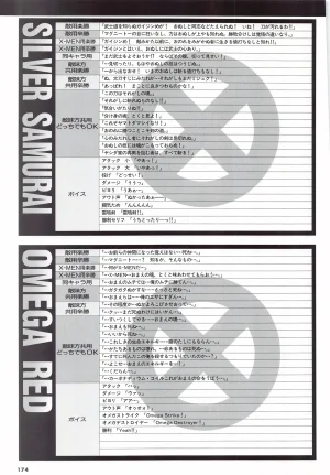 X Men Children of the Atom-Official Guidebook - Page 176