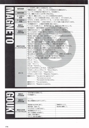 X Men Children of the Atom-Official Guidebook - Page 178