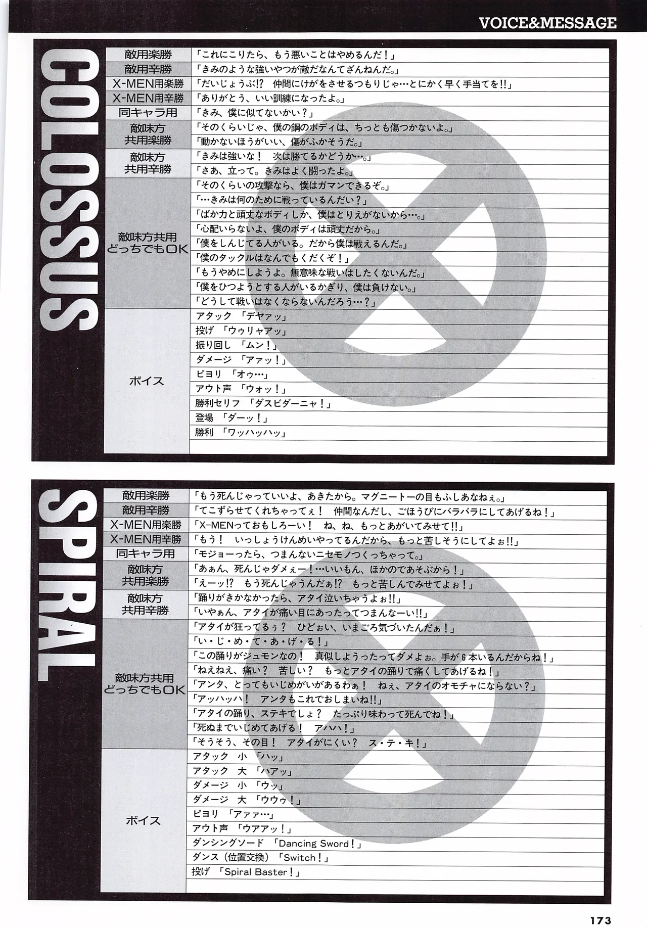 X Men Children of the Atom-Official Guidebook - Image 175