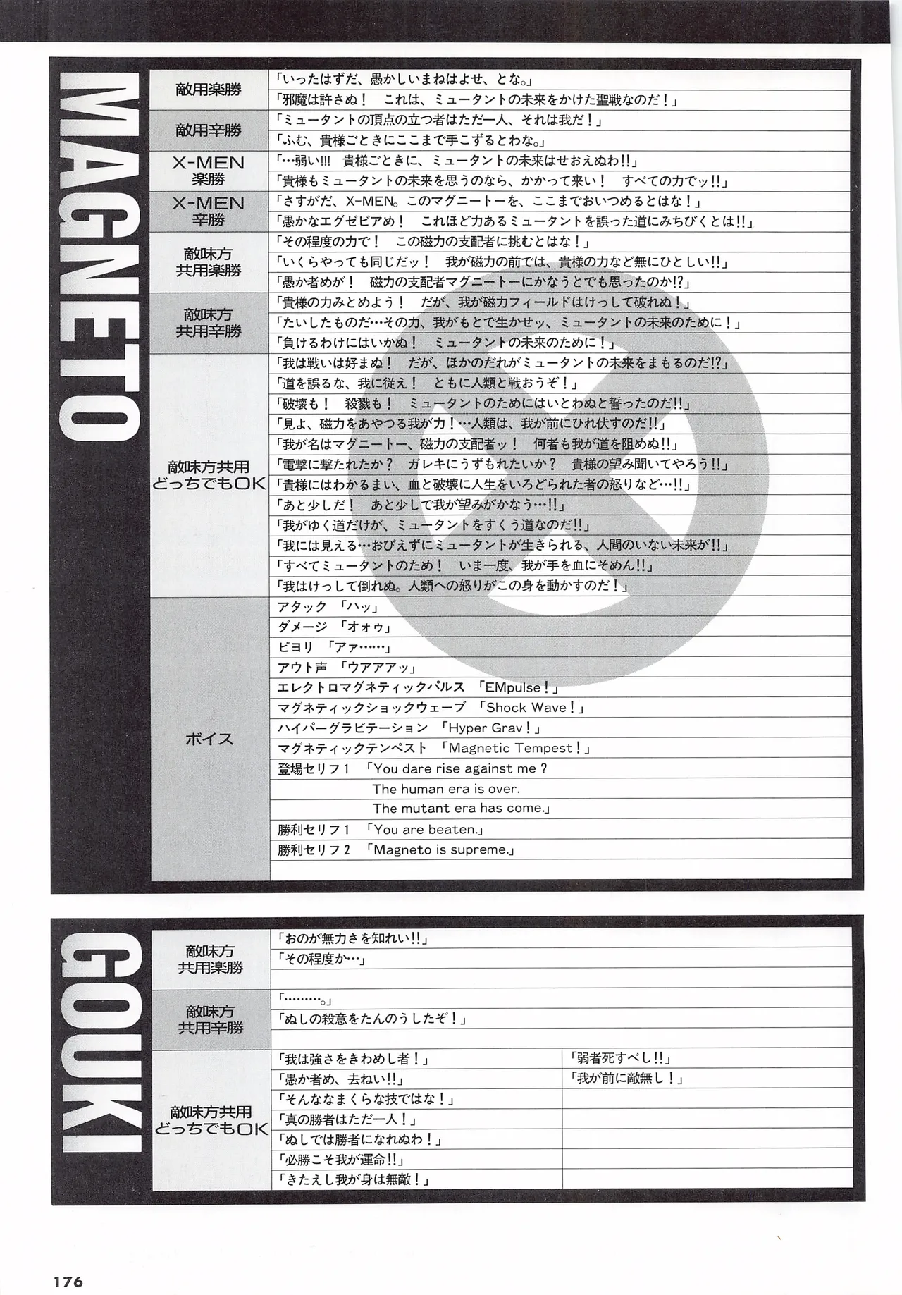 X Men Children of the Atom-Official Guidebook - Image 178