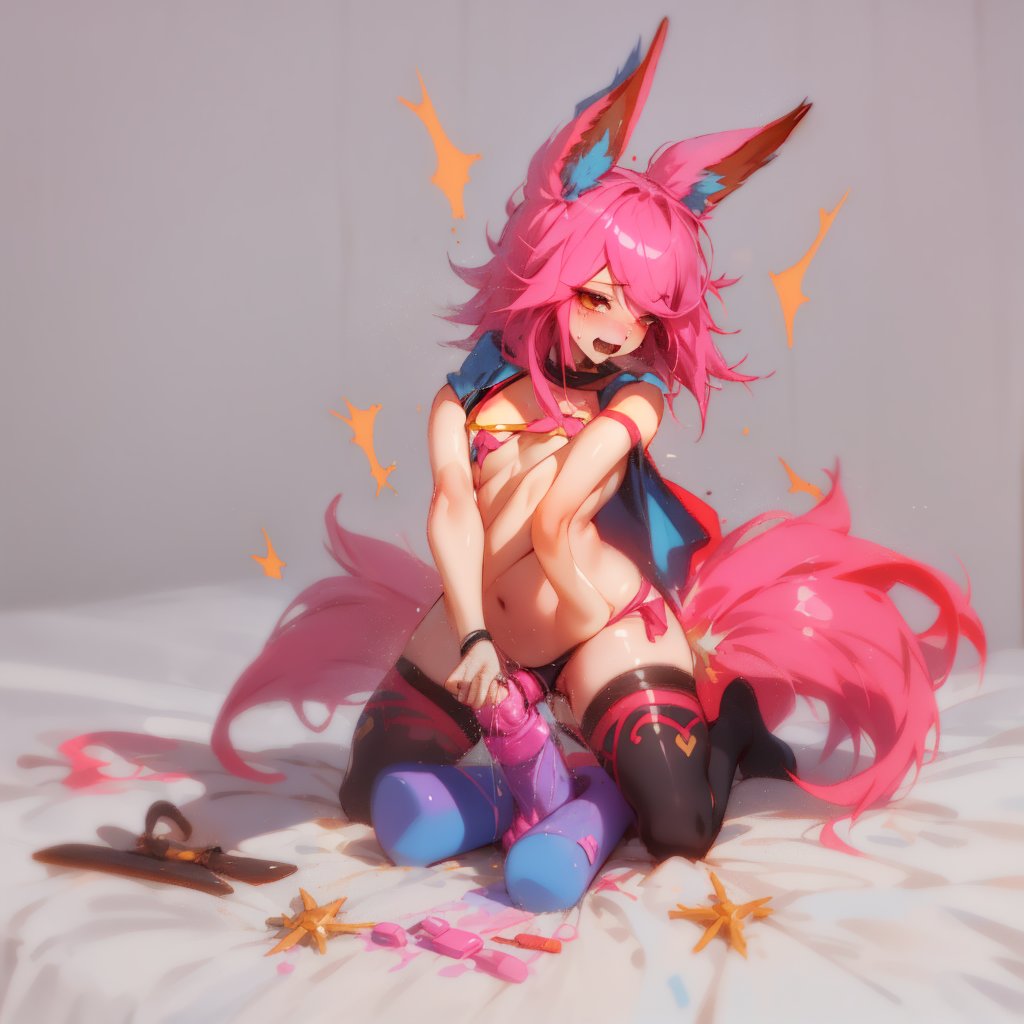 Xayah from League of Legends hentai anal toys and sex collection - 90 Pics - Image 61
