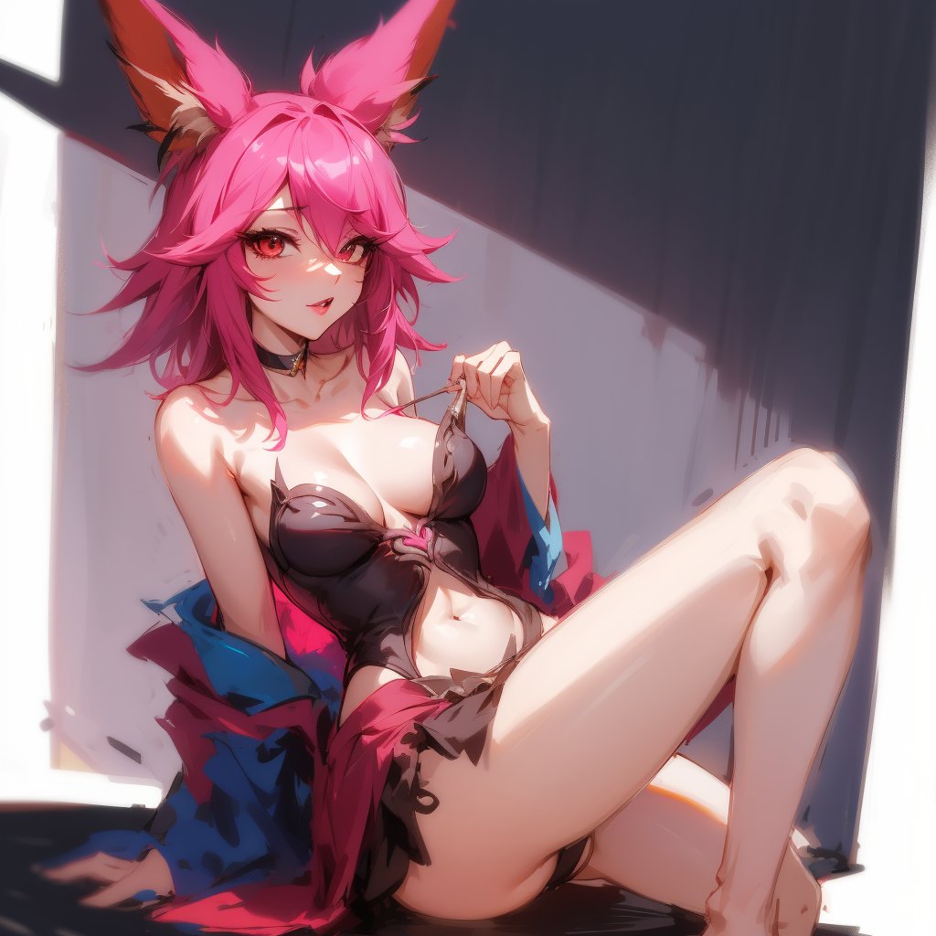Xayah from League of Legends hentai anal toys and sex collection - 90 Pics - Image 73