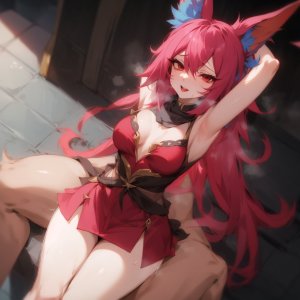 Xayah from League of Legends hentai anal toys and sex collection - 90 Pics - Page 39