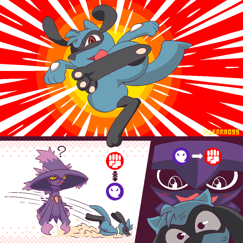 Xierra099 Riolu learns the Type Chart Pokemon - Image 6