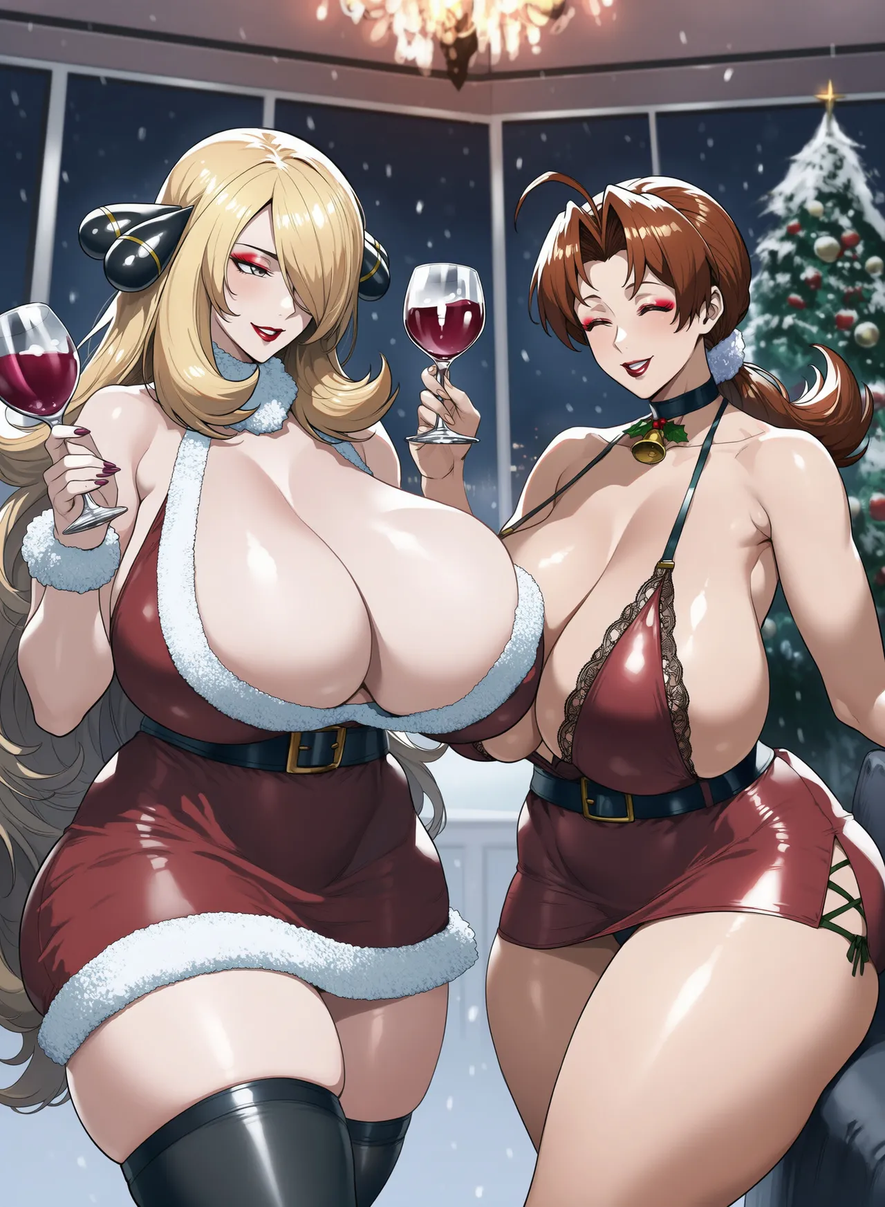 xXxBATxXx Christmas MILF Party - Image 4
