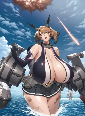 xXxBATxXx FUTA Mustu Battleship W Oni - Page 6