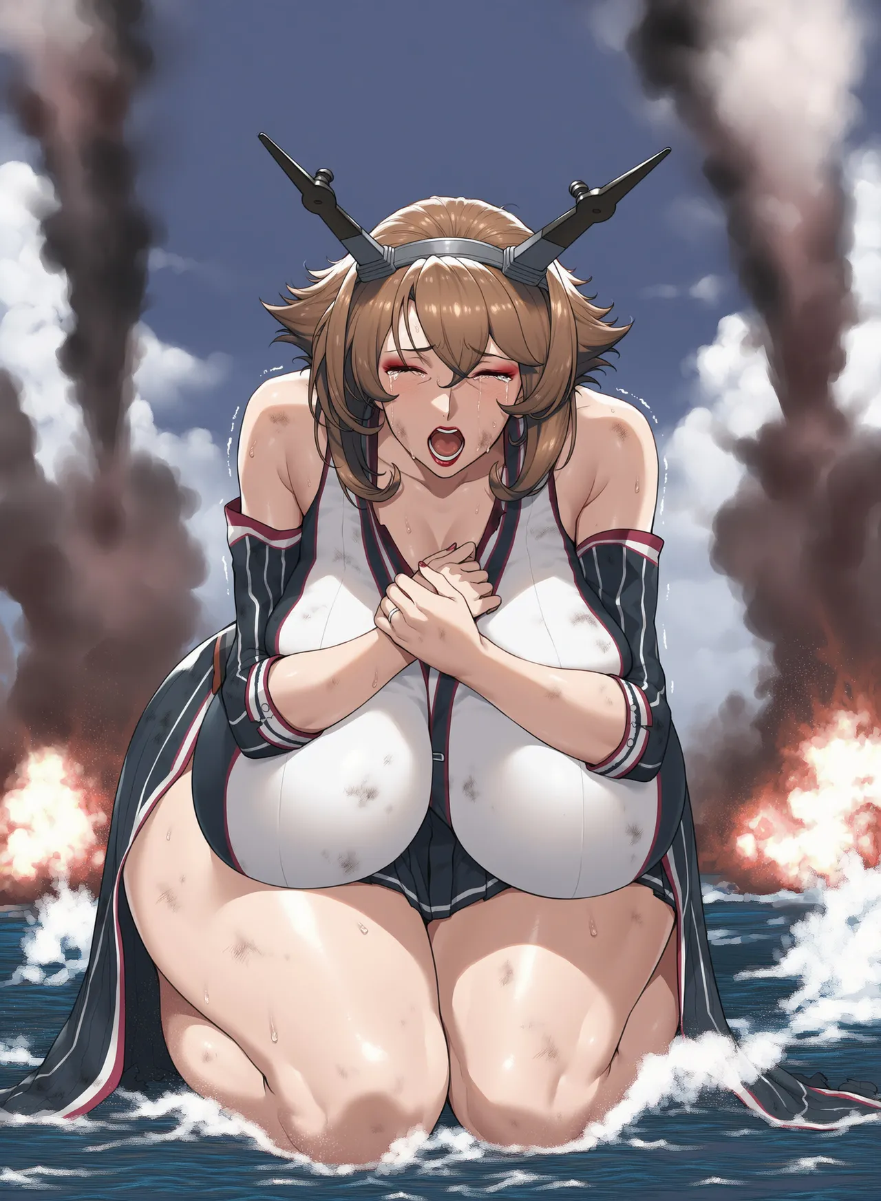 xXxBATxXx FUTA Mustu Battleship W Oni - Image 13