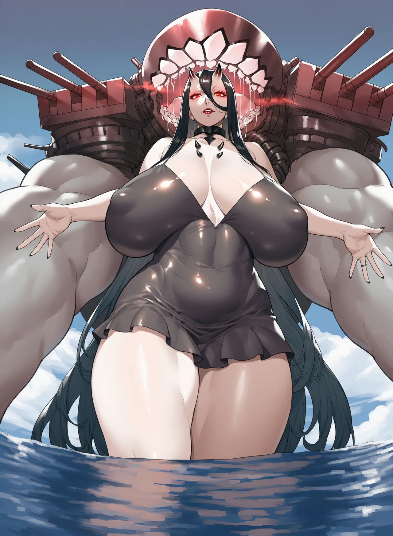 xXxBATxXx FUTA Mustu Battleship W Oni - Image 3