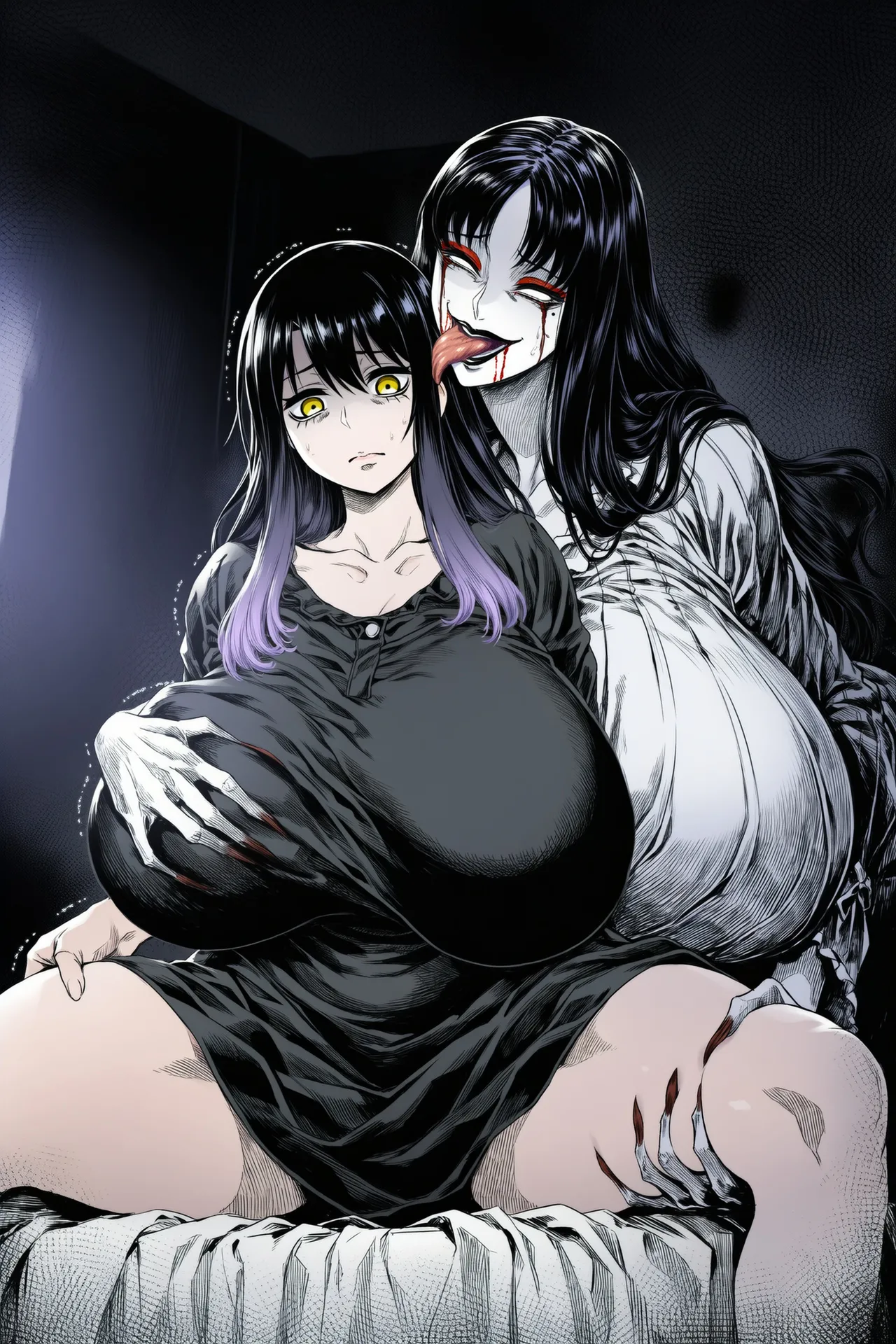 xXxBATxXx FUTA Tomie Yotsuya Miko - Image 25