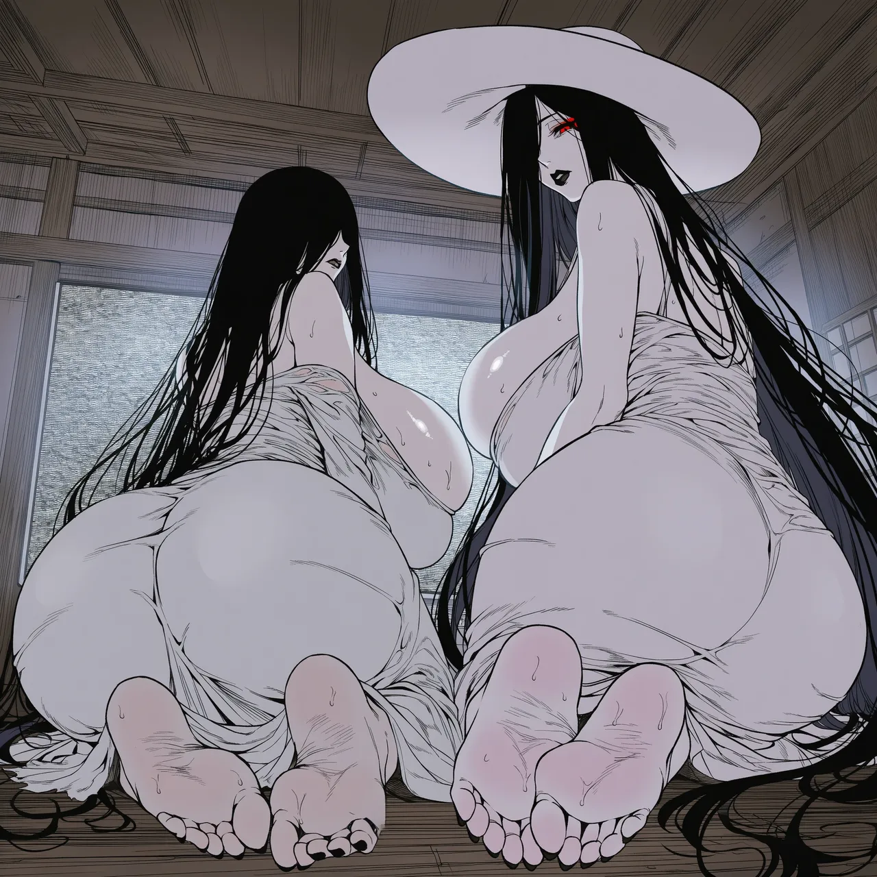 xXxBATxXx IMILF Hasshaku-sama Sadako - Image 3