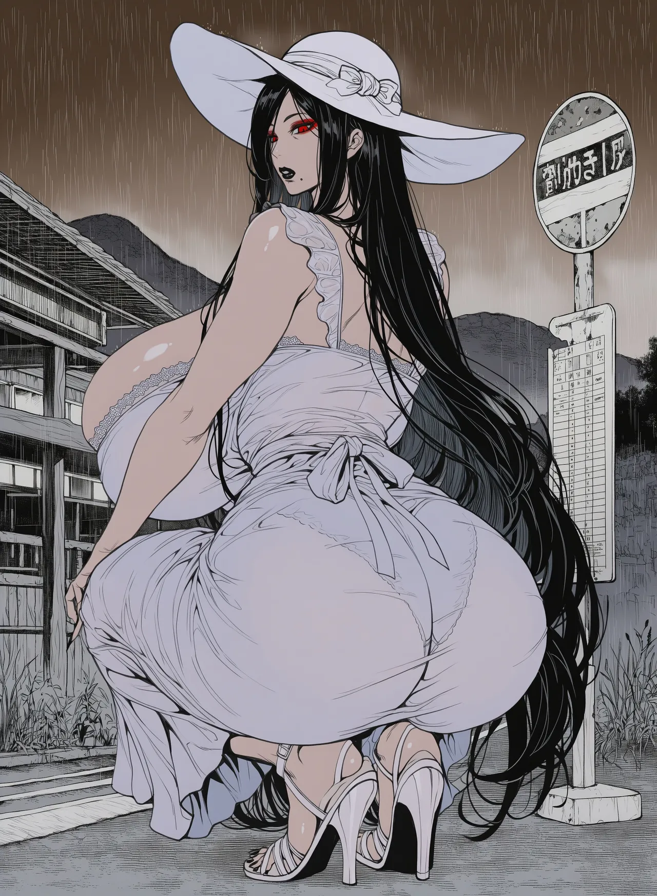 xXxBATxXx IMILF Hasshaku-sama Sadako - Image 60
