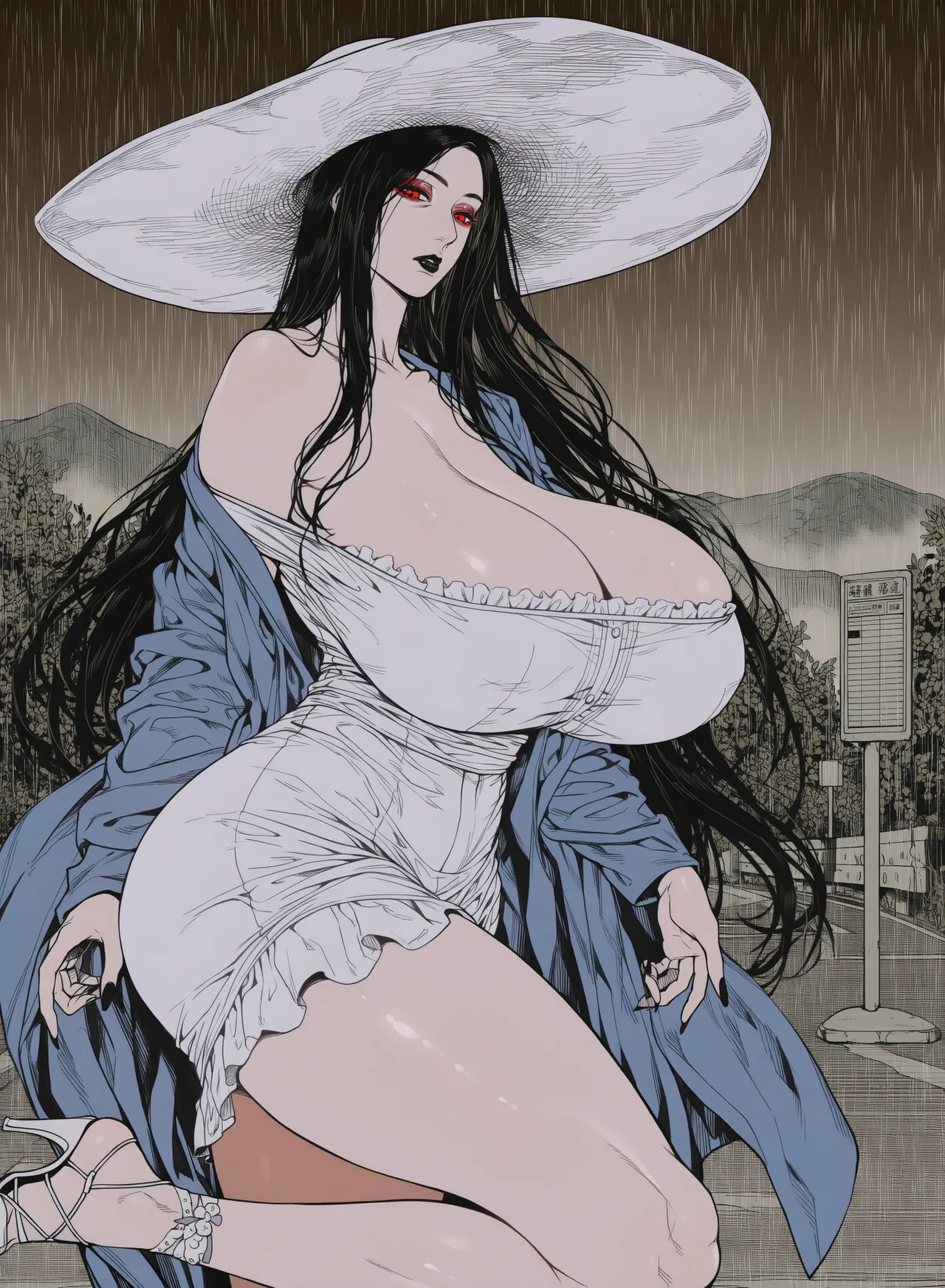 xXxBATxXx IMILF Hasshaku-sama Sadako - Image 61